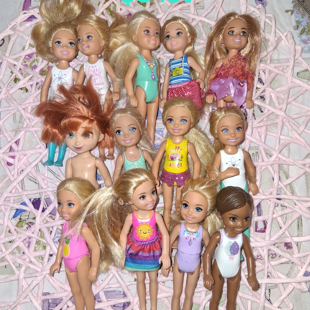 Mini Fashion Dolls Set - Assorted Colors